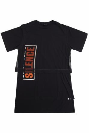 Printed asymmetrical t-shirt, zdjęcie 1 Printed asymmetrical t-shirt od Diesel